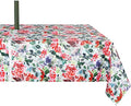 EHouseHome Outdoor Indoor 60x84 inch Round Tablecloth with Umbrella Hole and Zipper, Waterproof Zippered Patio Table Cloths, Spring/Summer Table Covers for Backyard Circular Table/BBQs/Picnic by EHouseHome