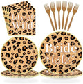 96Pcs Leopard Print Bachelorette Party Decorations, Serves 24 by Greencian