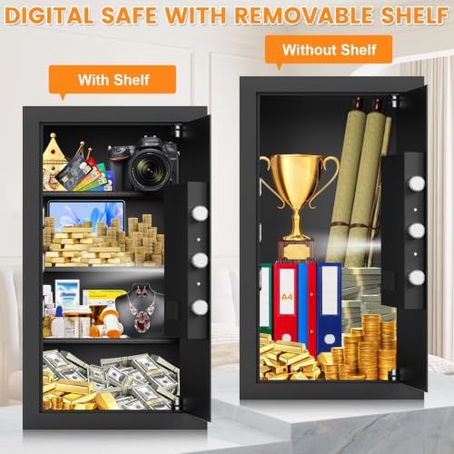 6.0 Cu Ft Large Safe Box for Home Use, 27.6"H Heavy Duty Home Safe - Image 5