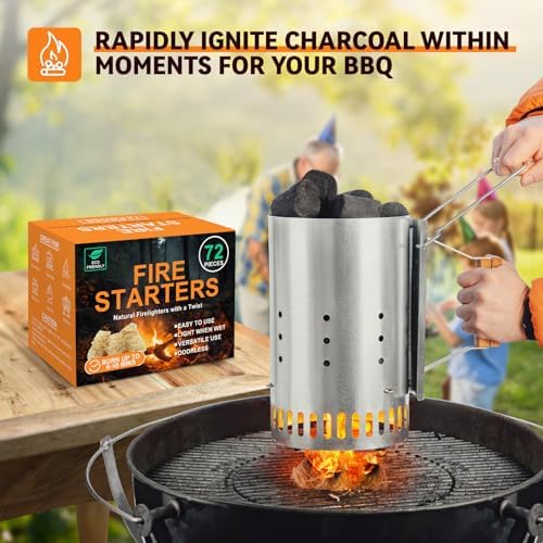 Realcook Natural Fire Starter for Campfires: All Weather Firestarters - Image 6