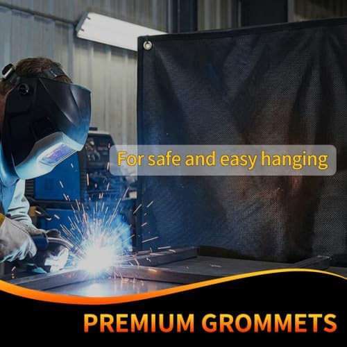 kaidun 4x6 ft Silicone Coated Fiberglass Welding Blanket with Grommets - Image 4
