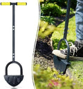 Colwelt Saw-Tooth Edger Lawn Tool, Half Moon Lawn Edger with T-Grip, Sidewalk Grass Long Handled Step Edger, 38-Inch by Colwelt