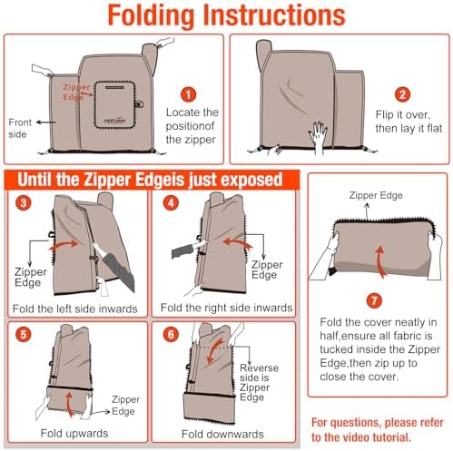 Foldable Grill Cover for Pit Boss 700FB 73700, Waterproof 600D Heavy Duty Wood Pellet Smoker Cover, Fade＆Tear Resistant Pellet Grill Cover for Lexington 500 540,Gray - Image 4