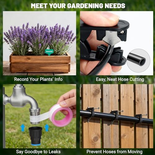 230FT Drip Irrigation Kit with 34 Emitters, 3 Spray Types, Watering System - Image 6