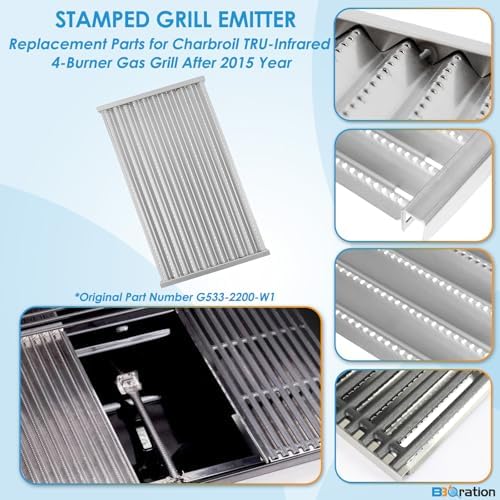G533-2200-W1 17" Grill Emitter Replacement Parts for Charbroil TRU Infrared 4-Burner Grill 463242715 463242716 466242716 466242815 463257520 463276016 463255020 for Charbroil Grill Replacement Parts - Image 3