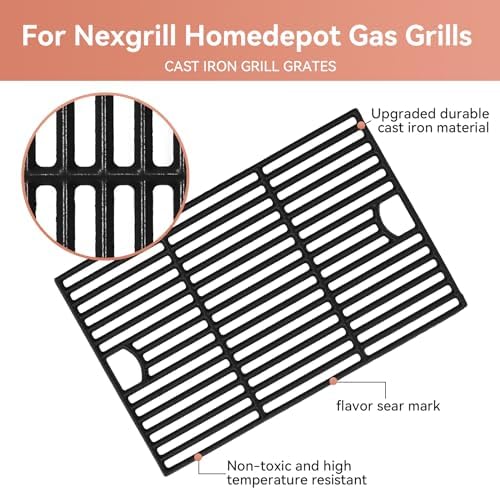720-0896B Cast Iron Grill Grates for Homedepot Nexgrill 6 Burner - 17 Inch - Image 3