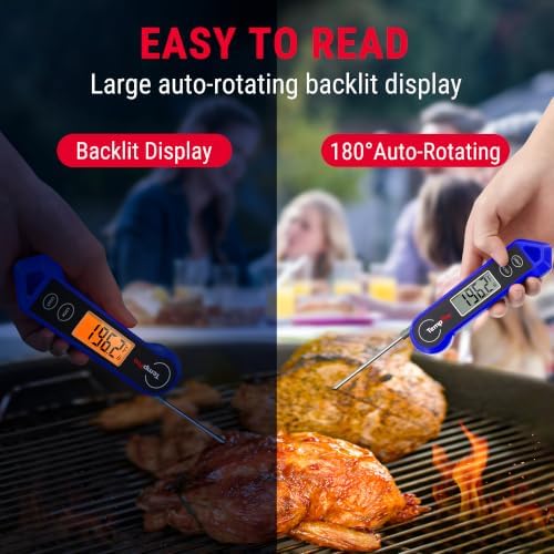 TempPro TP19H 1 Sec Digital Meat Thermometer for Cooking - Image 3