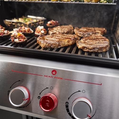 Weber Genesis E-415 Gas Grill for Outdoor Cooking, Natural Gas Grill, Black - Image 5
