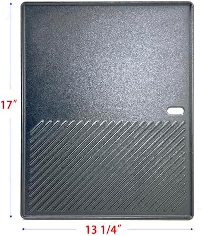 DC134 17" x 13.2" Cast iron Replacement Griddle for Nexgrill 720-0830H, 720-0783E, 720-0888N, 720-0888, 720-0697, Fit for Charbroil 463241113, 463449914, Kenmore 720-0670A, 41516106210 - Image 3