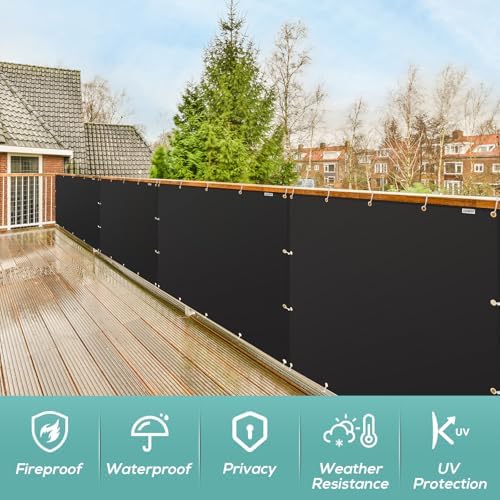 Heat Shield Behind Grill 4'x5' Heat Shield Mat for Wall, Deck Fence, Railing, Grill and Refrigerator, Heavy Duty Fireproof Cover and Screen Protect Deck Railing from Grill - Image 4