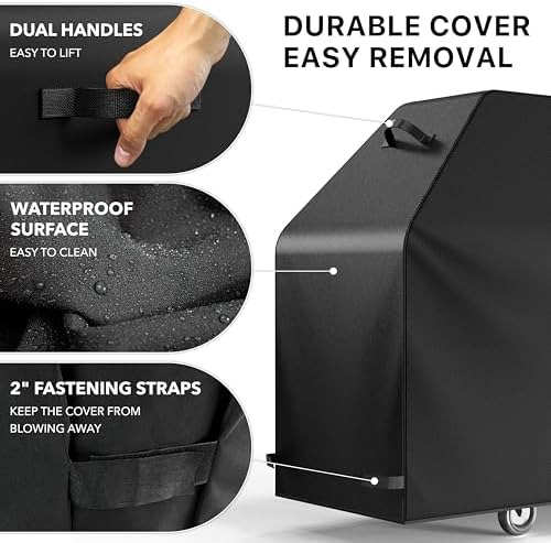Simple Houseware 72 in. Heavy-Duty BBQ Gas Grill Cover, Waterproof - Image 5
