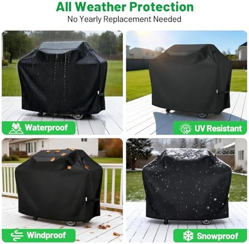 55 Inch Grill Cover for Outdoor Grill, Waterproof BBQ Grill Cover - Image 6