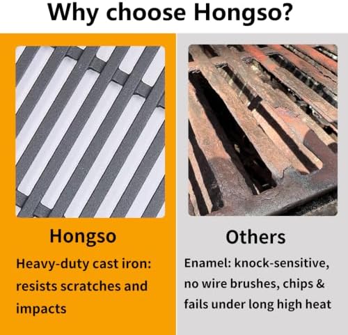 Hongso Genesis 2 Grill Grates 66095 66802 for Weber Genesis II E-335 E-310 - Image 4