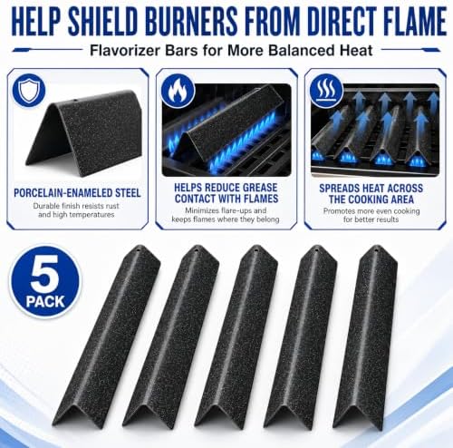 Uniflasy Grill Parts for Weber Genesis 300 Series Grills with Front Control - Image 5
