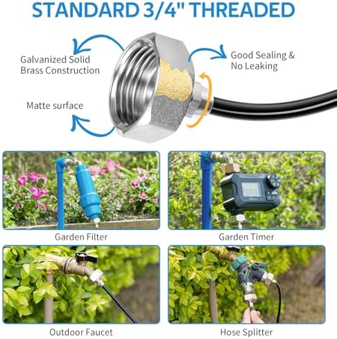 homenote Misting Cooling System, 98FT Pre-Assembled Mister Kit - Image 3