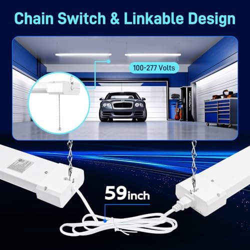 hykolity 4FT LED Shop Light Linkable,4400LM,5000K Daylight - Image 4