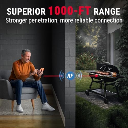 TempPro TempSync 1000FT Wireless Meat Thermometer for Grilling and Smoking - Image 3