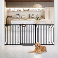 owlie 66 to 75 Inch Extra Wide Baby Gate with Door for Stairs Doorways by owlieextrawidebabygate