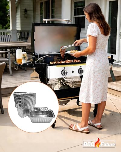 12 Pack Grease Container Foil Liners for HALO Elite Griddles &Pellet Grills - Image 6