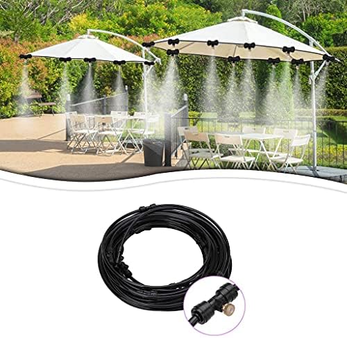QFFL Misting Cooling System, Automatic Plant Watering Sprinkler, Outdoor Spray Device, for Patio Garden Greenhouse Umbrellas Trampoline (Size : 18m) by Unknown