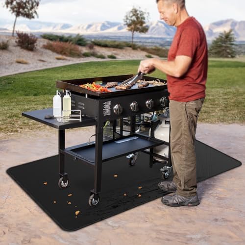 75x40 inches Large Under Grill Mats for Blackstone Outdoor Deck BBQ - Image 7