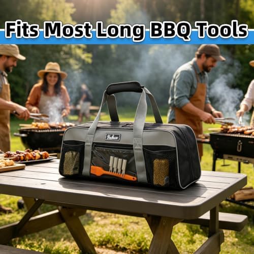 22 Inch Grill Tool Storage Bag, Heavy-Duty 1680D Oxford Organizer - Image 7
