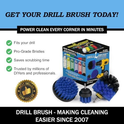 Drillbrush Boat Cleaning Brush Kit - Motorized Hull Power Scrubber Set - Image 6