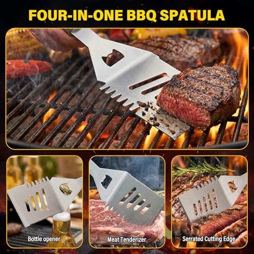 Grill Set, Grill Tools for Outdoor Grill Utensils Set BBQ Accessories - Image 4