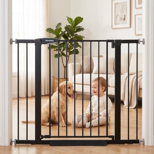 Mumeasy Baby Gate with Door, 26-40" Pressure Mounted Dog Gate for Doorways by Mumeasy-FocusonBabyPetSafetyGate