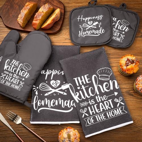 Sratte 6 Pcs Kitchen Decor Accessories Set, Kitchen, Dark Gray - Image 6