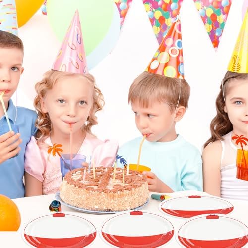 75PCS Gone Fishing Plates and napkins Party Decorations, 7Inch Fishing Paper Plates Disposable Tableware Set for Fish Themed Birthday Baby Shower Party Favor Supplies - Image 6
