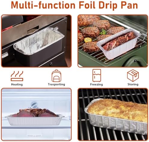 100 Pack Grease Cup Liners Compatible with Blackstone Griddle 5017 - Griddle Accessories, Disposable Grill Grease Tray, Aluminum Foil Drip Pan Grease Catcher Cup Liner for 17, 22, 28, 36 Inch - Image 5