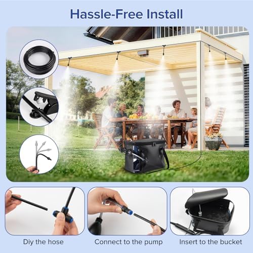 26 FT Portable Misting System for Outside Patio Mister for Summer Cooling - Image 3
