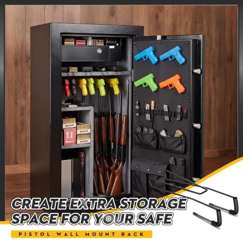 Yaocom 15 Packs for 30 Guns Pistol Rack for Gun Safe Shelf - Image 5