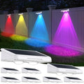 Brightever Solar Fence Lights Outdoor White 8-Pack, Color Changing by Brightever