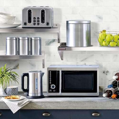 DuraSteel Stainless Steel Shelf - 36 Inch Wide x 14 Deep Commercial NSF Mounted Metal Wall Shelf Pantry Organizer Garage Storage Shelves - Rack Shelving Restaurant Kitchen Units Laundry Utility Room - Image 2