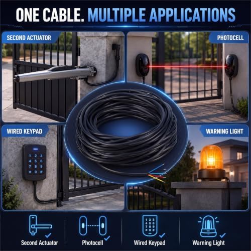 25 ft 5 Conductor Electrical Wire Gate Openers Accessories - Image 7