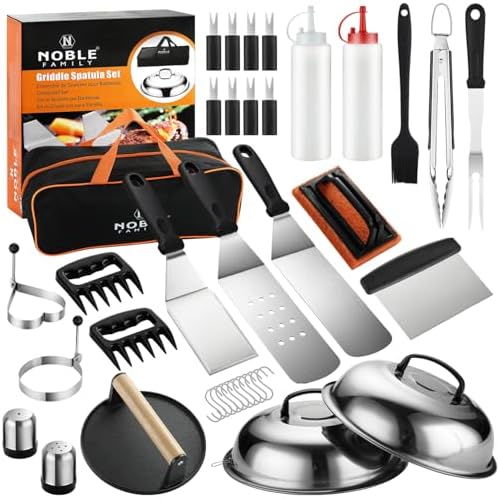 N NOBLE FAMILY 38PCS Griddle Accessories Kit, Professional Grill Tools Set by NNOBLEFAMILY