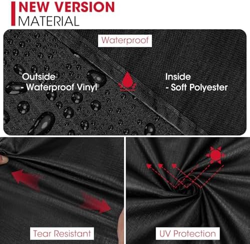 Unicook 40 Inch Electric Smoker Cover Waterproof, 25" W x 17" D x 39" H - Image 3