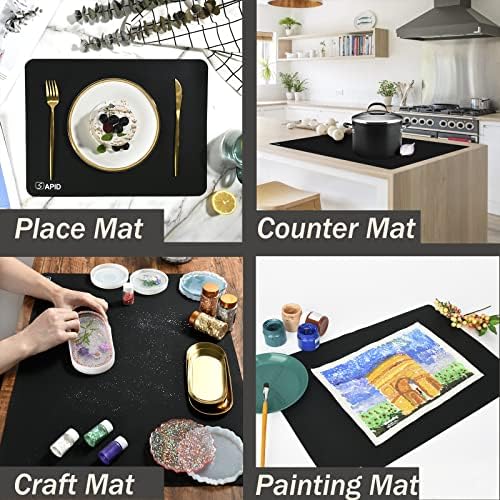 1.5MM Extra Thick Placemats Large Silicone Mat Heat Resistant Table Mat - Image 6