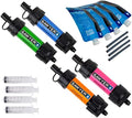 Sawyer Products SP124 MINI Water Filtration System, Gift 4-Pack, Multi-Color by SawyerProducts