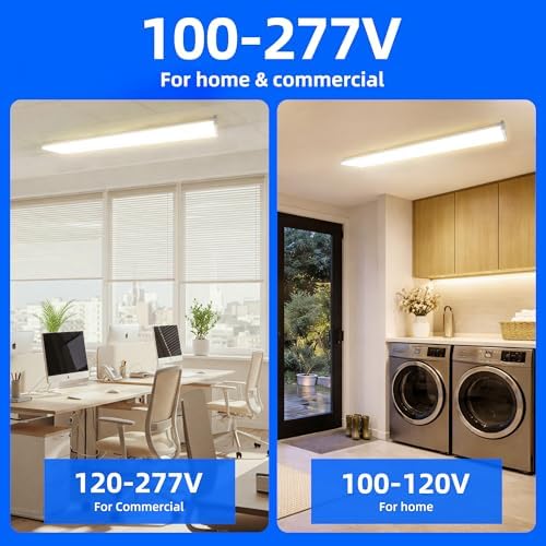 hykolity 4FT 7'' W LED Wraparound Light, 40W, 4400lm, 4000K, 110LM/W - Image 5
