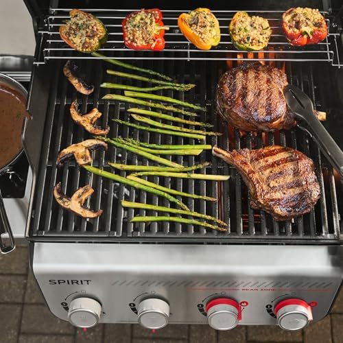 Weber Spirit® EX‑425C Smart Gas Grill (Natural Gas) for Outdoor Cooking, 4 Burners with 2 Boost Burners – Wi‑Fi Enabled Grill, Porcelain-Enameled Cast-Iron Grates, Sear Zone & Weber Connect - Image 5