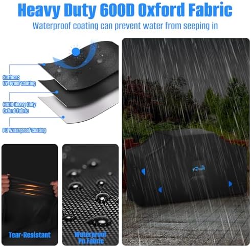 78 Inch Extra Large Grill Cover, 600D BBQ Cover for Outside - Image 4
