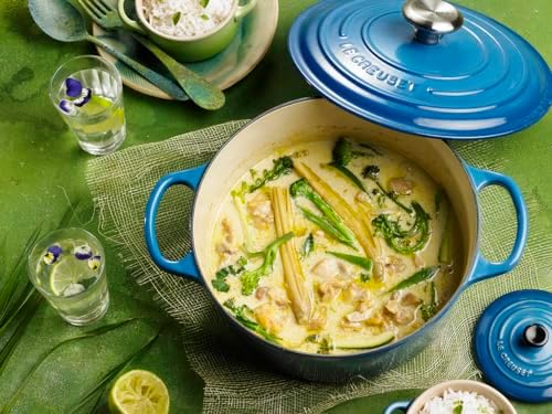 Le Creuset Enameled Cast Iron Round Dutch Oven, 5.5 qt., Marseille - Image 6