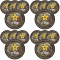 Havercamp U.S. Army 7 in. Party Plates (24 plates)! Includes 24 Round Dessert Plates in the New, Officially Licensed United States Army Logo. (Pack of 4) by Havercamp