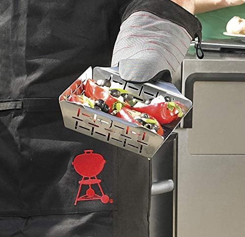 Weber® Style Small Grilling Basket, Stainless Steel, Small (Pack of 6) - Image 5