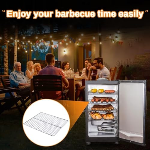 Cooking Grate Replacement Part for Masterbuilt 30 Inch Electric Smoker, 14.6" x 12.2" Grill Grids, Smoker Grates for Masterbuilt MB20071117, 20071117, MB20073519, MB26073519, MB20070421, 2 Pack - Image 7