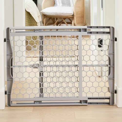 Regalo 28"-42" Expandable Plastic Baby Gate, Bottom of Stairs & Doorways by Regalo