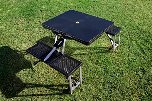 NHL Buffalo Sabres Portable Folding Picnic Table with Seating for 4 - Image 2